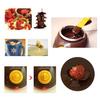 1 Set 250ml Fondue Food Grade Chocolate Melt Energy-saving Metal Candy Melting Pot