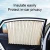 Windshield Sunshade Adjustable Eight Satin Punch-free