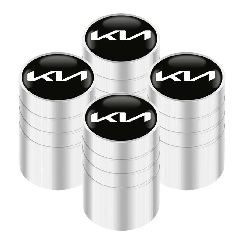 4Pcs Auto Metal Wheel Tire Valve Caps Stem Case For KIA Rio Ceed Sportage Cerato Soul Sorento Picanto Optima Car Accessories EB6