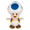 Sanei Boeki Super Mario ALL STAR COLLECTION Синяя жаба (S) Ш11×Г10×В20см Плюш AC31