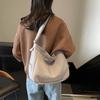 Crossbody Bag, Large Capacity, Solid Color, Simple Student Commuting To Class, Spring 2025 Shoulder Bag, Casual Foreign Style Tote Bag