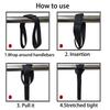 2/4pcs Motorcycle Tie Down Luggage Bandage Soft Straps Towing Ropes For Car Motorbike Hauling Belt Loops Band Tensioning Belts