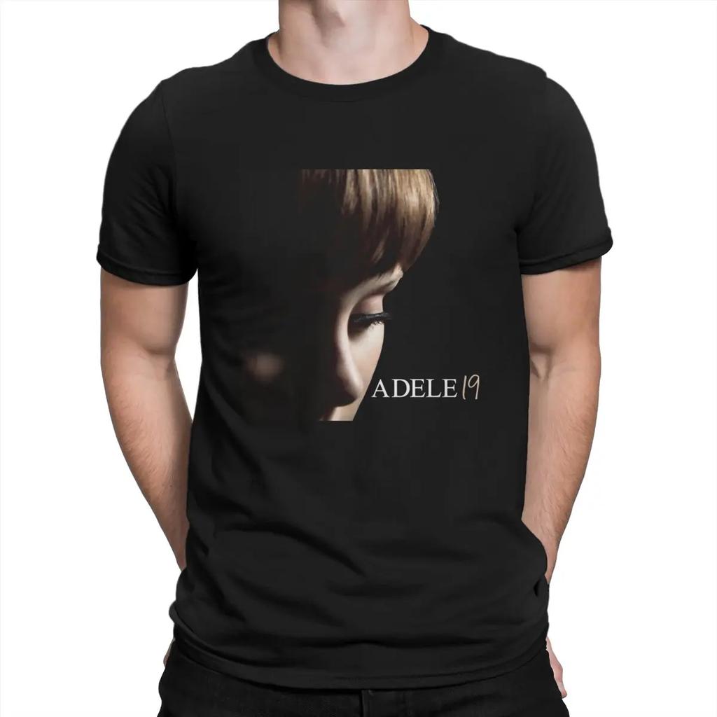 Fan Men T Shirts A-Adele Singer Cool Tee Shirt Short Sleeve Crew Neck T-Shirts Pure Cotton Gift Idea Clothing