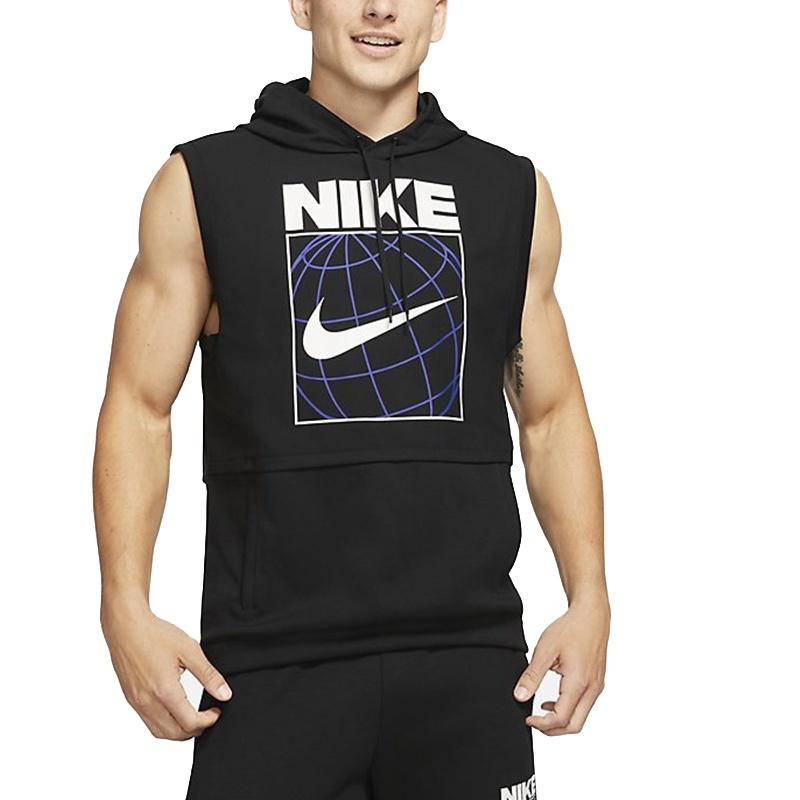 Nike Sleeveless Sports Pullover hoodie Vest Black Men's CZ2562-010