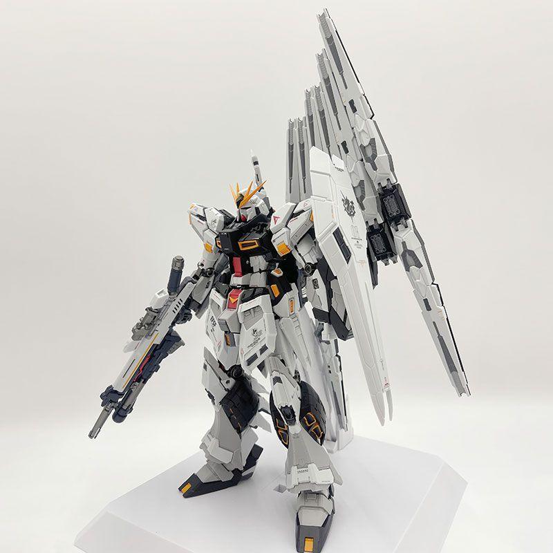 В наличии V-Tiger 1/100 Vt02 Nu Soldier Сборная Модель Игрушечные Наборы Rx-93-V2 Yujiaoland V Меха Gk Предварительно Покрашенный Сплавной Каркас Модели