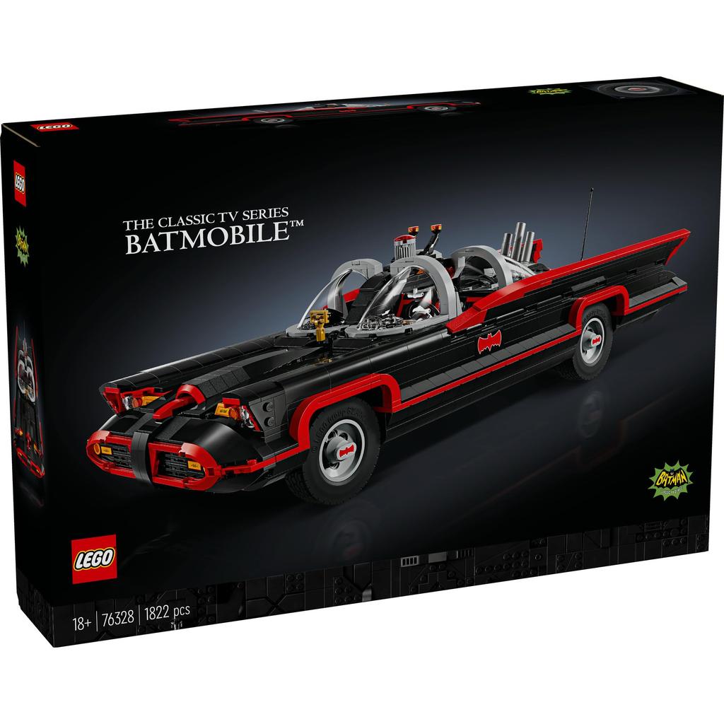 LEGO Super Heroes Masterpiece TV Series Batmobile Toy Present Birthday Block Christmas Men Women Figure Goods 76328 Batman