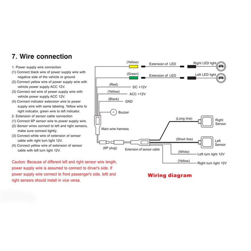 24Ghz Radar Based Blind Spot Monitoring System Lane Change Safe Auxiliary Device