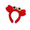 Beaupretty Crab Headband Hair Accessories Hair Jewelry Lobster Party Head Dress Lobster Animal Headband Fiesta Headband Party Accessories Plush Toy