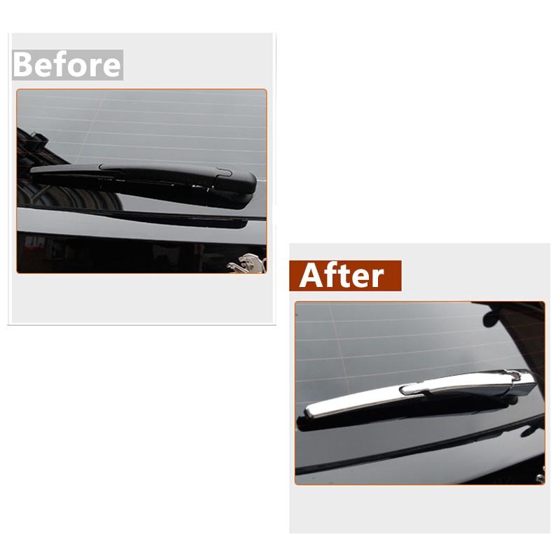 For Peugeot 3008 GT 2017 2018 3008GT MK2 Hybrid ABS Car Rear Wiper Window Wiper Cover Trim Accessories