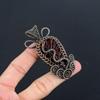 Red Flash Labradorite Pendant, 999 Copper Wire Wrapped Jewelry, Gemstone Jewelry Pendant, Handmade Wedding Gift Jewelry