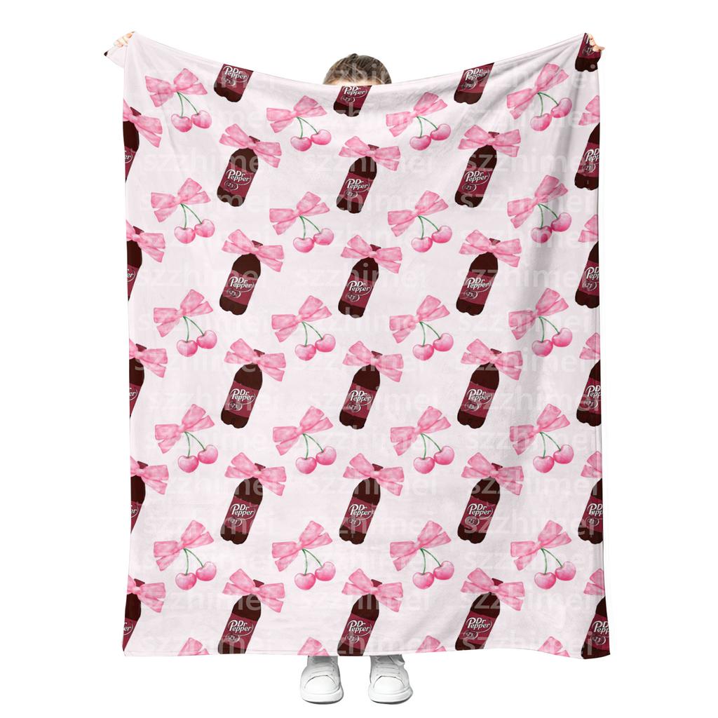 Новые Модные Мягкие Пледы из Флиса и Фланели с Возможностью Индивидуальной Печати, Напиток Dr Pepper, Dr.Peppered