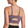Under Armour Smart Form Logo Print Medium Support Sports Bra Women Underwear Purple 1381666-500