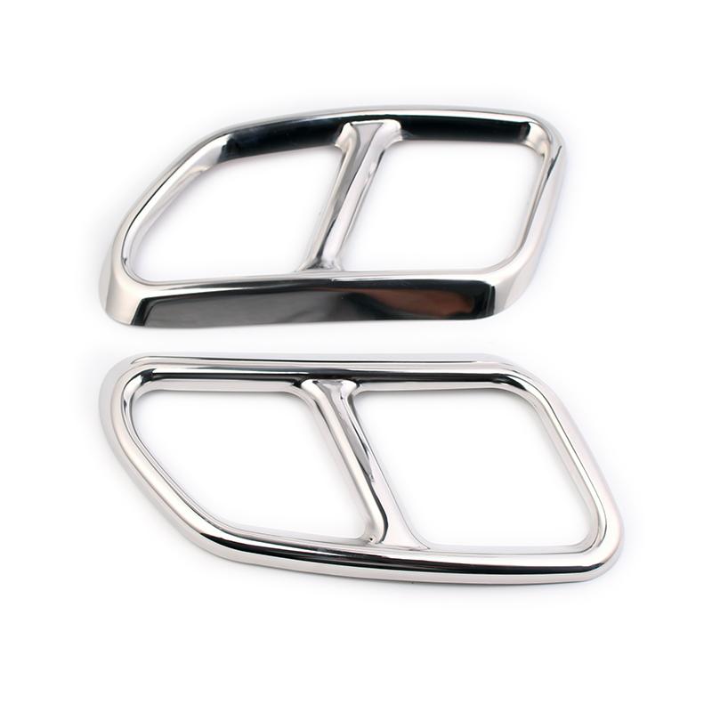 Для Volvo XC60 2014-2017 Стайлинг автомобиля Rline Tail Throat выхлопная труба выхлопная труба крышка глушителя автоаксессуары