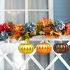 Mini Pumpkin Hanging Ornaments Thanksgiving Harvest Home Tree Decorations Reusable Hanging Pumpkin Ball for Autumn Holiday Party Supplies