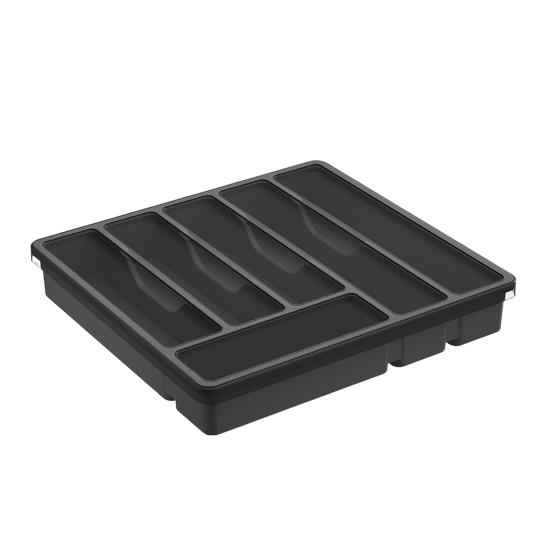 Держатель для кухонных столовых приборов с крышкой, 6 отделений, ящик, столешница, палочки для еды, ложка, вилка, резак, ящик для хранения столовых приборов, закрытый лоток-органайзер