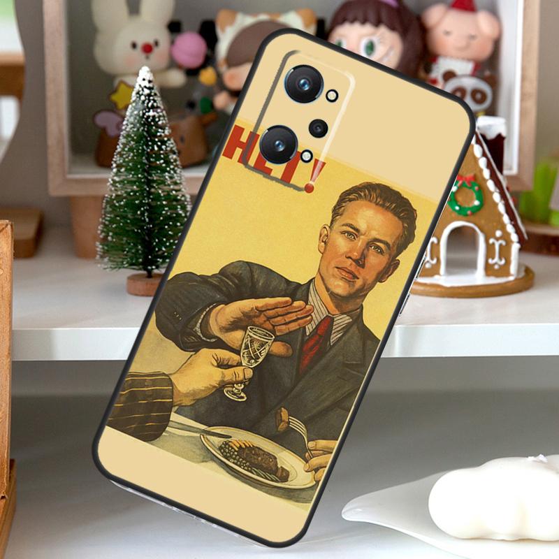 Vintage Stalin USSR CCCP For OPPO Realme C55 C35 C33 C31 C30 C25 C21Y C11 GT Neo 5 3T 2T Realme 10 9 11 Pro Plus Case