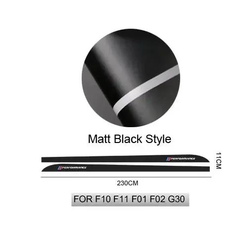 AJGX7 For BMW E90 E92 E93 F20 F21 F30 F31 F32 F33 F34 F15 F10 F01 F11 F02 G30 M Performance Side Skirt Sill Stripe Body Decals Sticker