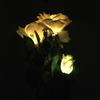 Outdoor Solar Powered 3 LED Light Waterproof Rose Flower Stake Lamp Party Decorative LED Solar ARI