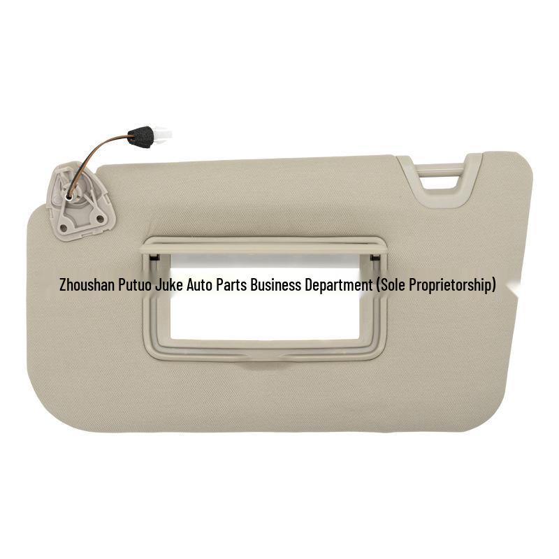 Beige Right Side Sun Visor for Nissan Rogue X-Trail (2014-2020) 96400-4BA1D