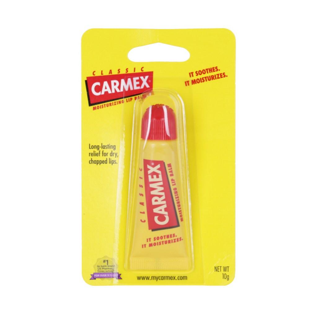 Carmex Moisturizing Lip Balm Tube Type, Classic, 10g, 2 Pieces