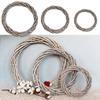 Christmas Rattan for Ring Wreath Wicker Vine Garland Hanging Wedding Grey Wreath