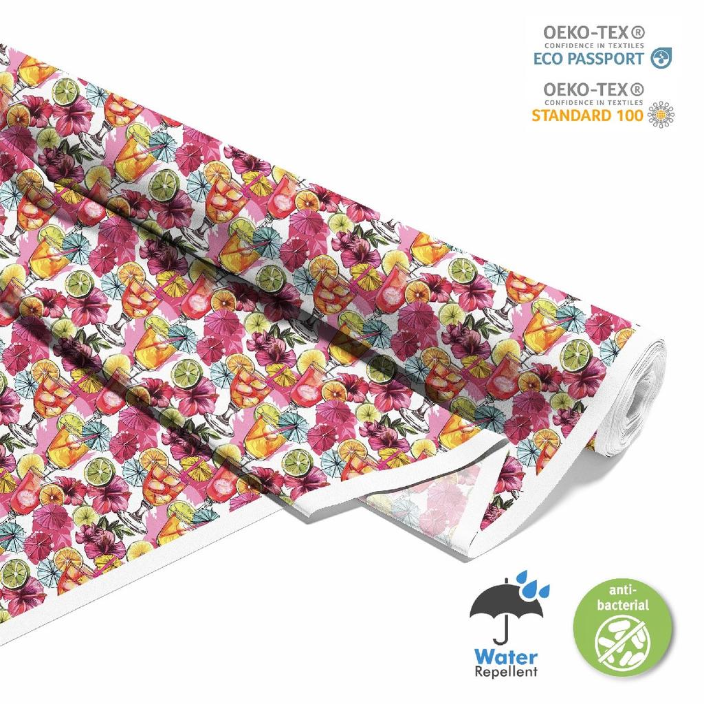 Outdoor Dekostoffe Oxford - Motiv Cocktail | Dx8331