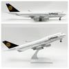 Сувенирная игрушка для мальчиков в масштабе 1/250, 30 см, B747 Авиалинии Lufthansa, смола, самолет, авиалайнер, модель для демонстрации, коллекция самолетов, подарок