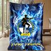 Bristol Rovers Custom Name Text Flannel Blanket Soccer Logo Personalized Fleece Throw Blanket Special Gift For Sofa Bedroom Home
