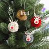 Christmas Reindeer and Elk Tree Ornaments - Small Hanging Decorations
