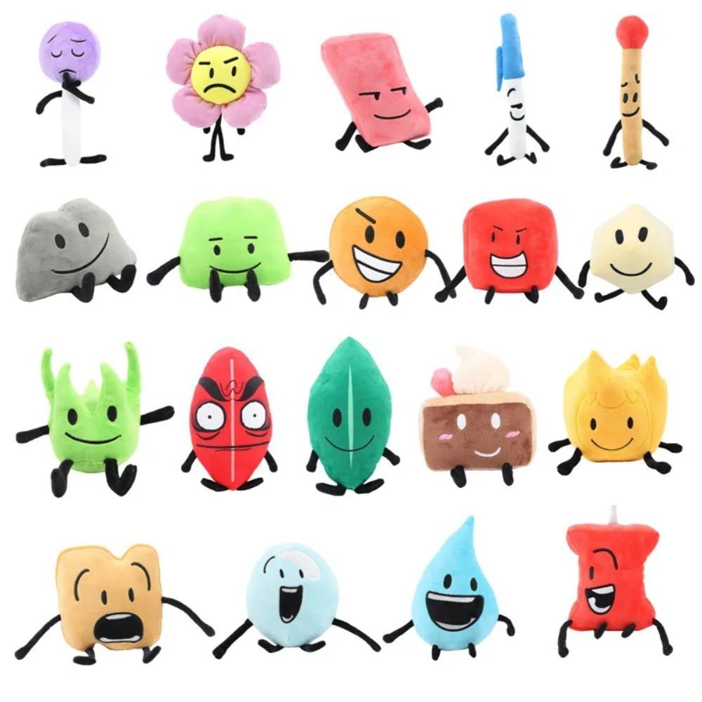 Горячая Битва За Остров Мечты Плюшевая Bfdi Плюшевая Игрушка Мягкое Набивное Животное Мультяшное Растение Мягкая Кукла Лиственный Огненный Койни Подарки Для Детей