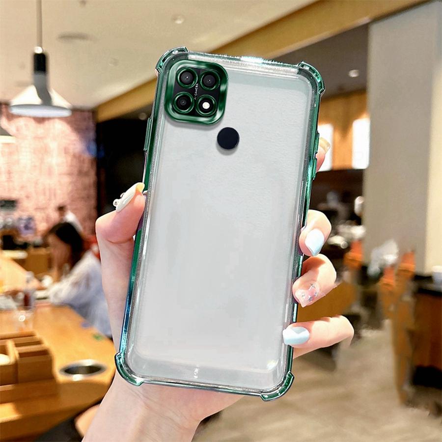 Противоударный чехол с защитой камеры (подушка) для Realme GT 5G 7 7T 14X 11 12 Pro Plus 12X 14 14T 8 9 5 6i 7i C31 Покрытие Силикон ТПУ Прозрачная крышка