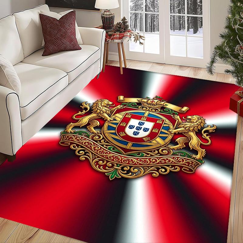 Portuguese Heritage Emblem carpet Doormat Home Decor Bathroom mat Protective pad Room