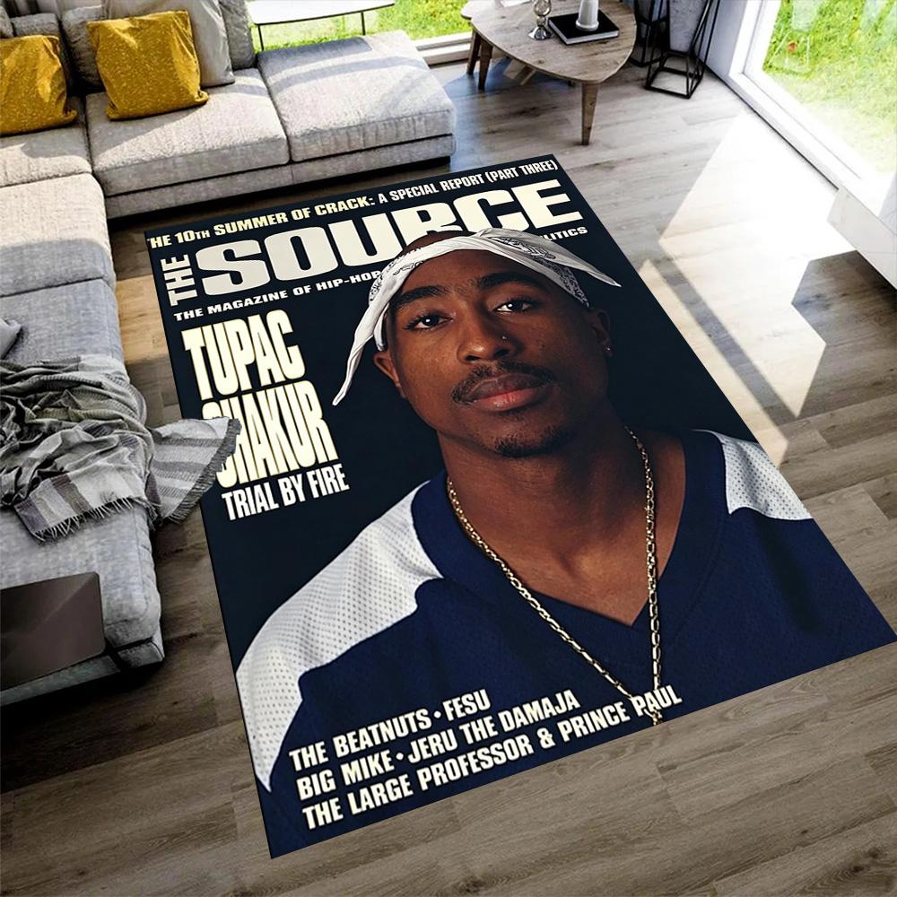 2pac Area Rug Perfect for Entryway Living Rooms Decorate room Dormitory Anti-slip Rug Decorate Offices Perfect Birthday/Christmas Gift Idea