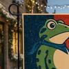 10 Pcs Resist Portland Frog Yard Flag Frog Protest Garden Flag Hilarious