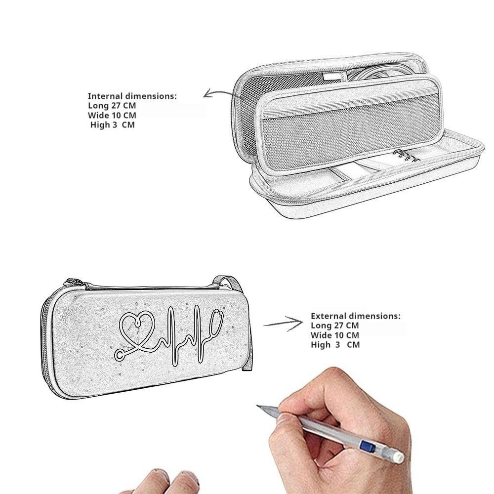 Hard Stethoscope Case Portable Travel Carrying Case 2024 Storage Box for 3M Littmann Classic III