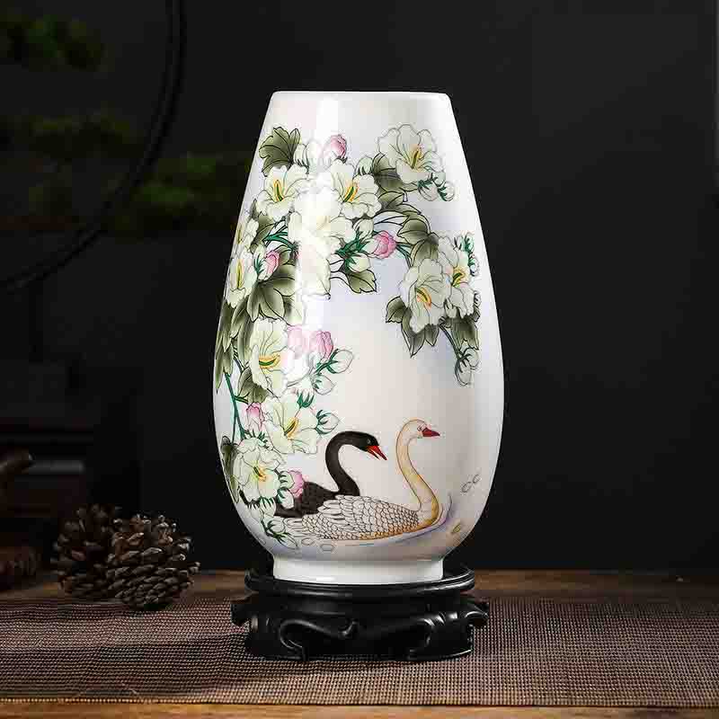 Китай Цзиндэчжэнь Керамические Вазы Украшения Офис Магазин Клуб Бар Меблировка Поделки Дом Гостиная Настольные Аксессуары Украшение