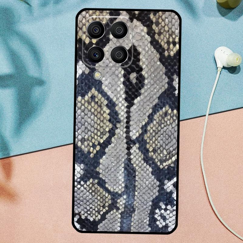 Текстура змеиной кожи для чехла Samsung Galaxy M33 M35 M55 M15 M12 M13 M14 M34 M54 M53 M21 M31 M11 M32 M52 M06 M16