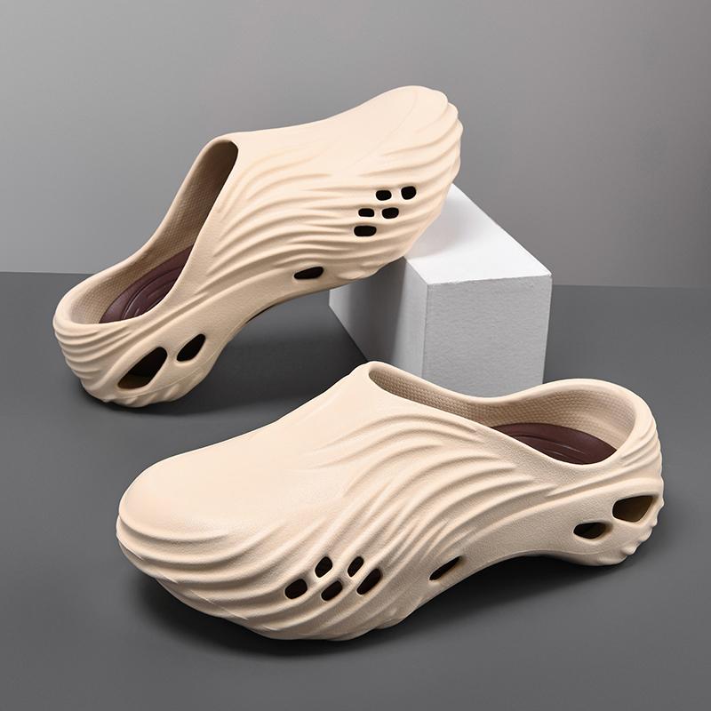 Summer Sandals Men's Blade Sandals Clogs Quick Dry Casual Home Slippers Hole Shoes Garden Shoes Beach Sandals Mules Bathroom Slippers