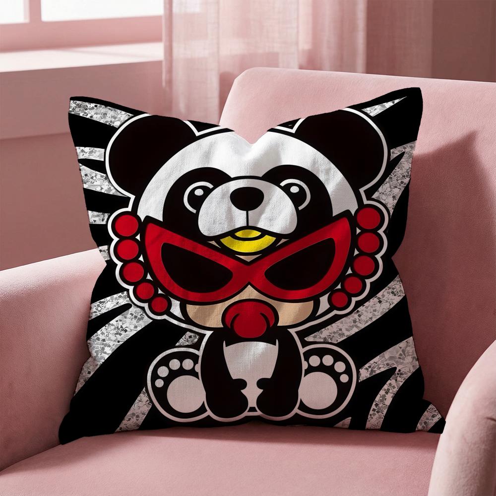 Модная наволочка H-Hysteric-M-MiniS для подушки, многоцелевая, для дома и автомобиля - Двусторонняя, мягкая и прочная для ежедневного использования