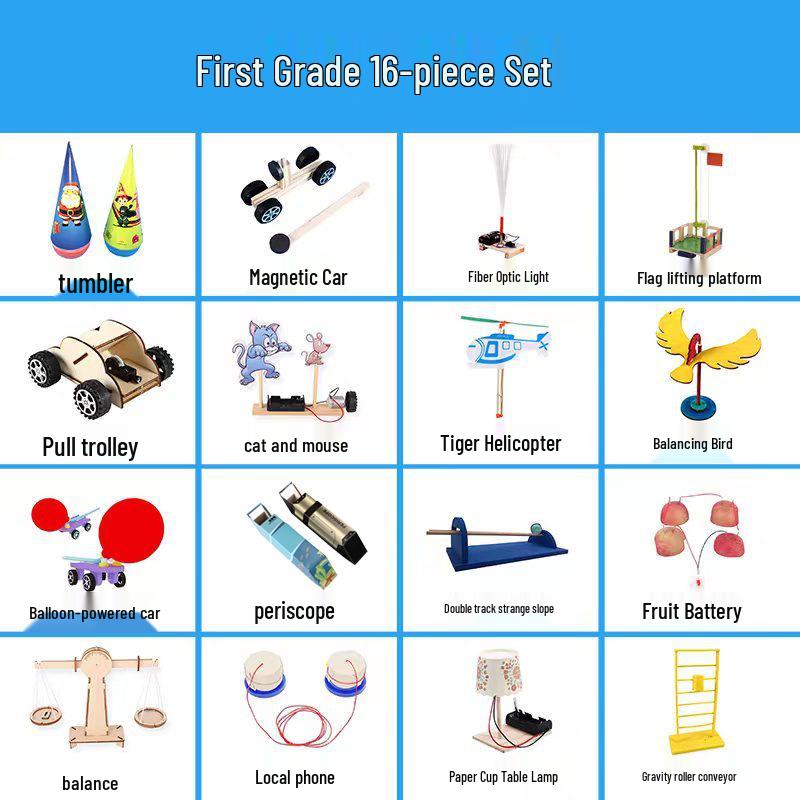 Elementary Science Experiment Wooden DIY Kit - Educational Toys