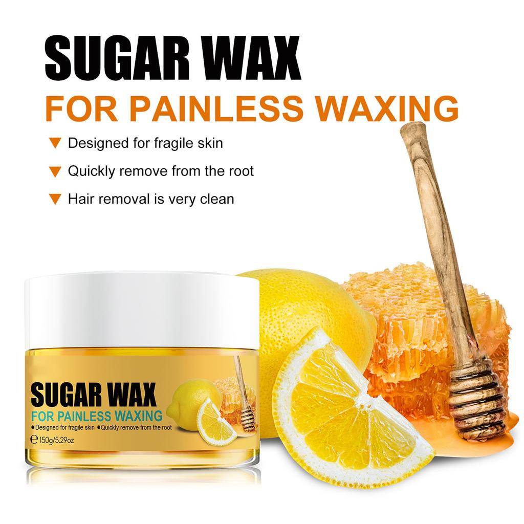 Воск для депиляции 50 г + 2 деревянные палочки и 3 бумажки для депиляции