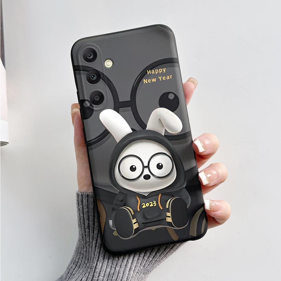 For Samsung A25 5G Case SM-A256B Stylish Painted Soft Silicone Shockproof Cover For Samsung Galaxy A15 A25 A35 A55 5G 2023 Capa