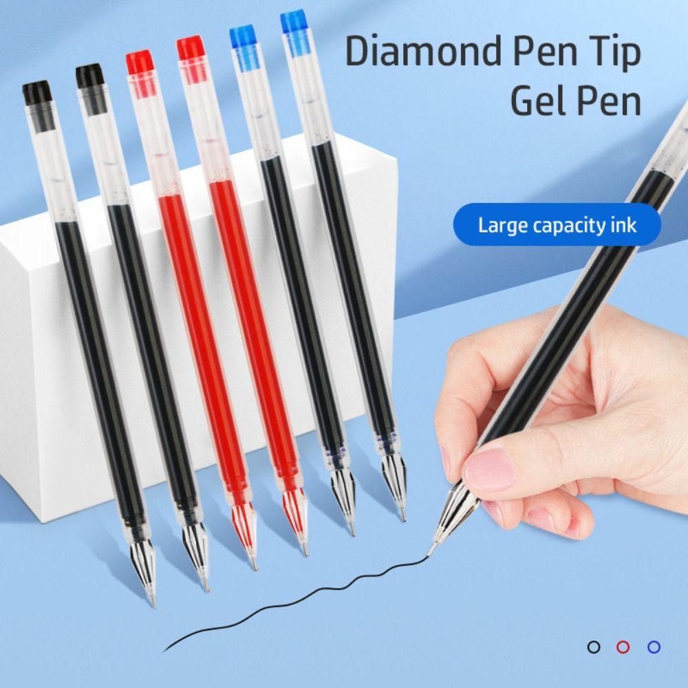 10 шт./набор черных/синих/красных чернил нейтральных ручек для подписи, пишущих инструментов для студентов, тестовых заданий