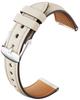 Мономам 18 мм Ремешок для смарт-часов из натуральной кожи для женщин (бежевый)