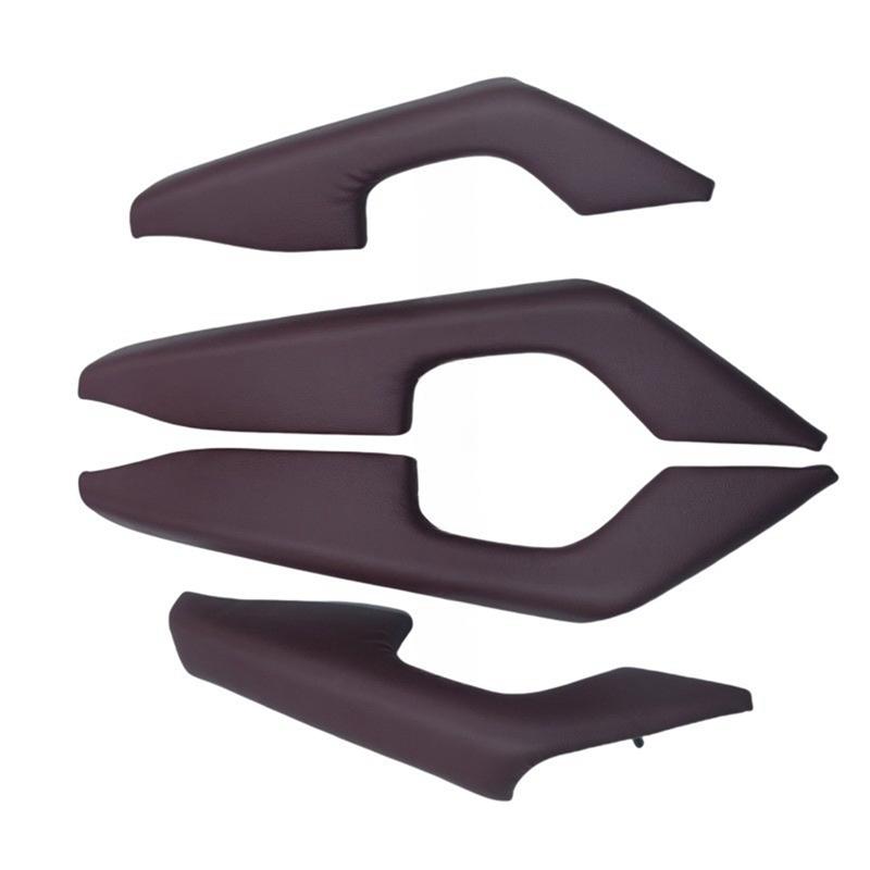 Front Rear Door Armrest Handle Cover Panel Set(4Pcs) For Panelfor Toyota Hilux 2015-2024 Base Plate Lids L/R B