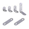 10pcs Corner Brace Stainless Steel L Bracket Heavy Duty Right Angles Bracket for Wood Chair Bookshelf Board Furniture