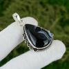 Natural Sardonyx Gemstone Pendant 925 Sterling Silver Indian Jewelry For Women