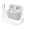 For Airpods Pro 3 2025 New Silicone Case Earphone Accessories with Cleaner Kit & Lanyard Full Protective Cover for Airpods Pro 3