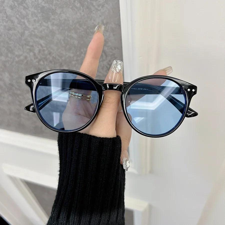 Модные однотонные овальные солнцезащитные очки Мужские Женские Дизайнерские брендовые Классические Винтажные Солнцезащитные очки Мужские Дорожные очки