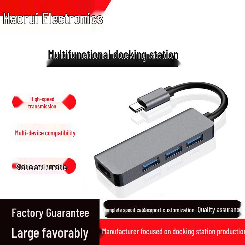 USB-C Док-станция и HDMI-адаптер для ноутбуков и телефонов